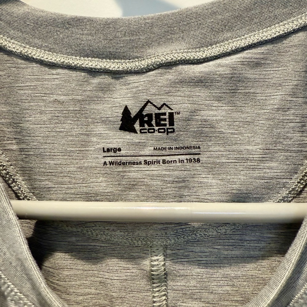 NWOT REI Active Pursuits Tank Top Grey Size L - Picture 3 of 5